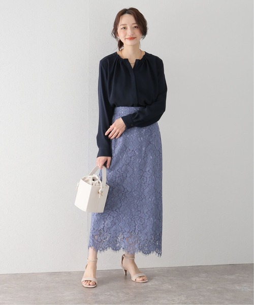 La TOTALITE(ラトータリテ)の「プチタックシャツ(シャツ/ブラウス・レディース・ホワイト/ダークブルー/ネイビー/ホワイト系その他・36/38)」の21枚目の写真