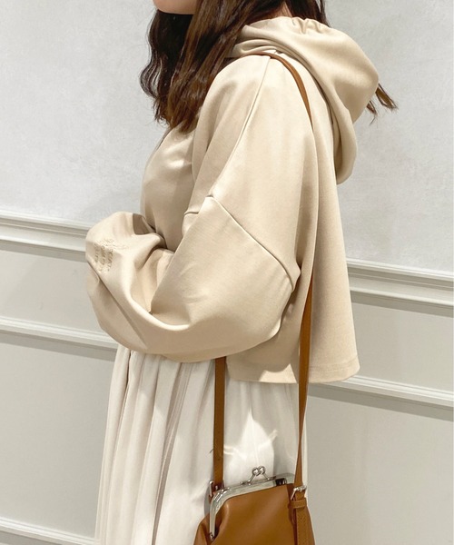 apres jour(アプレジュール)の「ポンチショート丈パーカー【ZOZOTOWN限定アイテム】(パーカー・レディース・ライトベージュ/アイボリー/ライトブルー/ピンク・フリー/X-LARGE)」の18枚目の写真