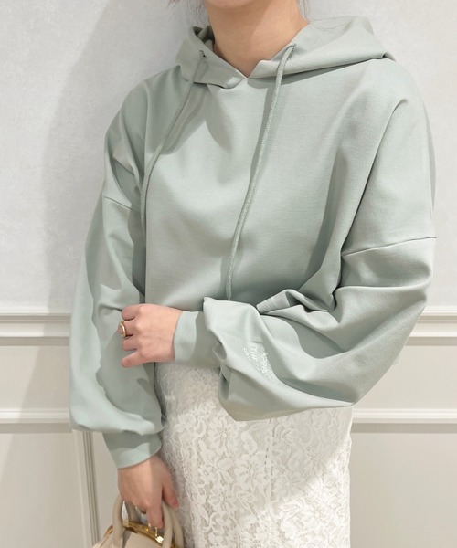 apres jour(アプレジュール)の「ポンチショート丈パーカー【ZOZOTOWN限定アイテム】(パーカー・レディース・ライトベージュ/アイボリー/ライトブルー/ピンク・フリー/X-LARGE)」の22枚目の写真