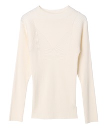 earth music&ecology | ハイネックビスチェニットトップス(ニット/セーター)