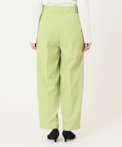 HEAR MY NAME（ヒアマイネーム）の「【HEAR MY NAME/ヒアマイネーム】 タックパンツ（その他パンツ・レディース・イエロー/グリーン・2/1）」の22枚目の写真