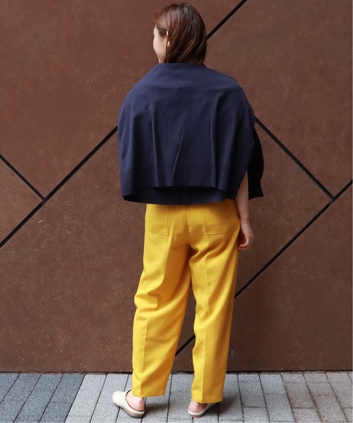 HEAR MY NAME（ヒアマイネーム）の「【HEAR MY NAME/ヒアマイネーム】 タックパンツ（その他パンツ・レディース・イエロー/グリーン・2/1）」の17枚目の写真