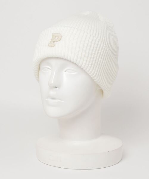 WC（ダブル シー）の「イニシャルニットキャップ（ニットキャップ/ビーニー・レディース・ネイビー/ホワイト・FREE）」の13枚目の写真