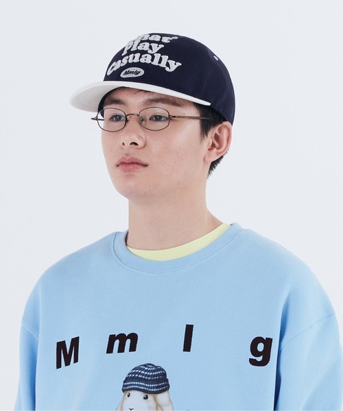 87mm(87mm)の「【87MM / Mmlg】CPC BALLCAP / パルチムエムエム MMLG CPC ロゴ ベースボールキャップ(キャップ・レディース・ネイビー/レッド/グリーン・FREE)」の5枚目の写真