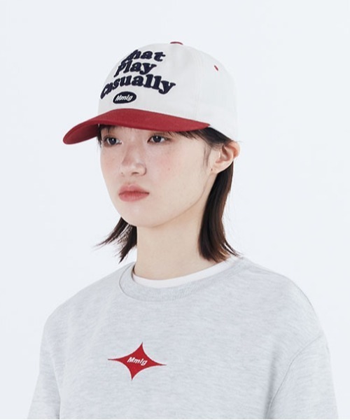 87mm(87mm)の「【87MM / Mmlg】CPC BALLCAP / パルチムエムエム MMLG CPC ロゴ ベースボールキャップ(キャップ・レディース・ネイビー/レッド/グリーン・FREE)」の8枚目の写真