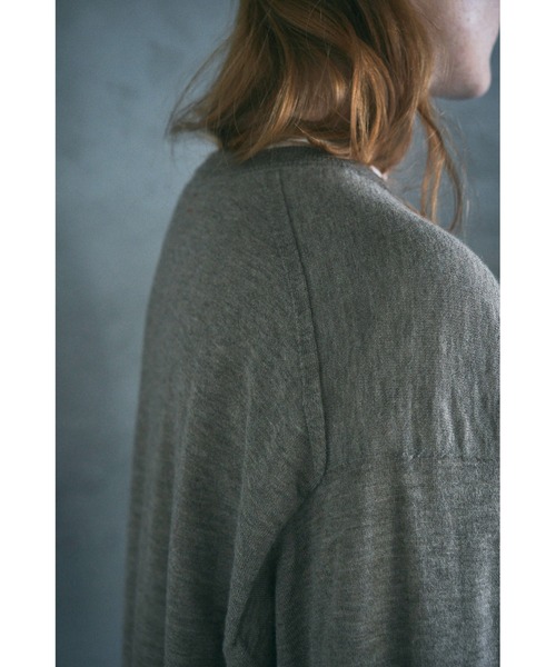 UNFIL(アンフィル)の「unfil アンフィル / worsted yak fine gauge-knit sweater ウーステッドヤク ファインゲージニット セーター / WWFL-UU004(ニット/セーター・メンズ・ブラウン/グレー・4/5)」の16枚目の写真