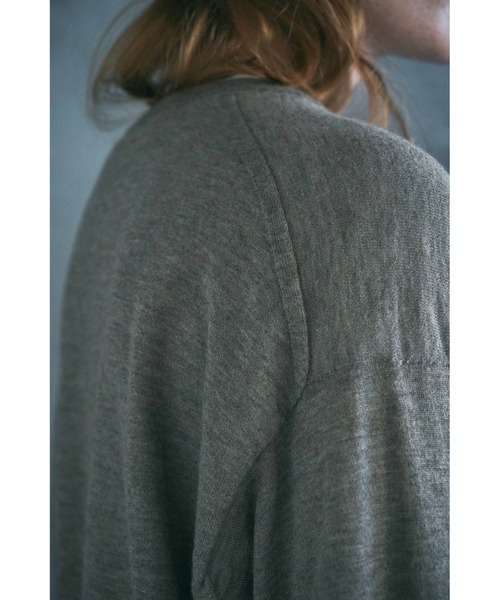 UNFIL(アンフィル)の「unfil アンフィル / worsted yak fine gauge-knit sweater ウーステッドヤク ファインゲージニット セーター / WWFL-UU004(ニット/セーター・メンズ・ブラウン/グレー・4/5)」の17枚目の写真