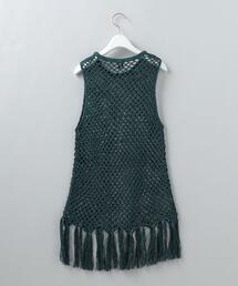 Roku 6 BIG MESH TUNIC メッシュ チュニック 6（ロク）の「＜6(ROKU)＞BIG MESH TUNIC/チュニック