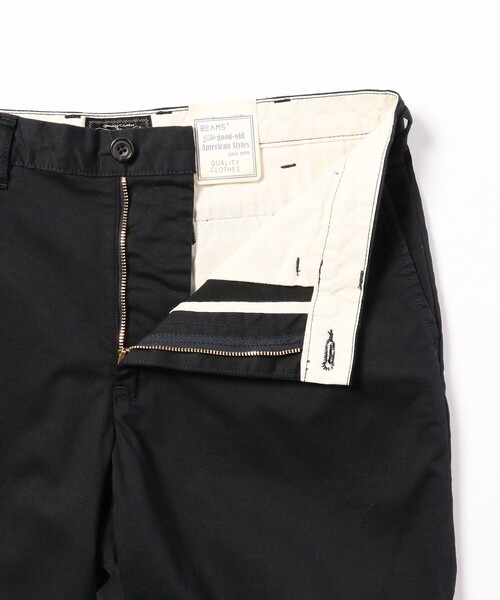 BEAMS PLUS（ビームスプラス）の「BEAMS PLUS / チノ アイビー ショーツ（チノパンツ・メンズ・ホワイト/ベージュ/ネイビー・XL/L/M/S）」の9枚目の写真