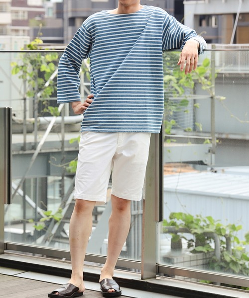 BEAMS PLUS（ビームスプラス）の「BEAMS PLUS / チノ アイビー ショーツ（チノパンツ・メンズ・ホワイト/ベージュ/ネイビー・XL/L/M/S）」の7枚目の写真