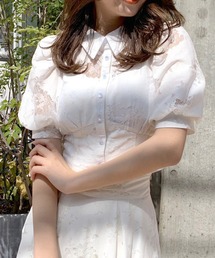 OLIVE des OLIVE | レースコンパクトシャツ(シャツ/ブラウス)