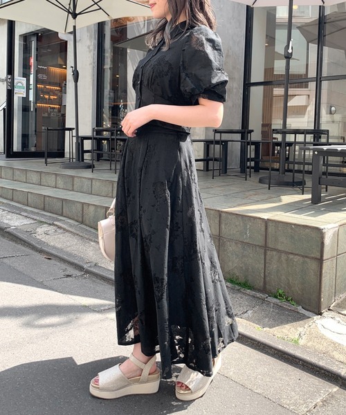 OLIVE des OLIVE（オリーブデオリーブ）の「レースコンパクトシャツ（シャツ/ブラウス・レディース・オフホワイト/ブラック・FREE）」の13枚目の写真