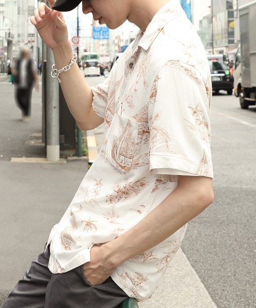 ８(eight)（エイト）の「総柄アロハシャツ（シャツ/ブラウス・メンズ・その他1/その他2/その他3/その他4/その他5/その他6/その他7/その他8/その他9/その他10/その他11/その他12/その他13/その他14/その他15/その他17/その他18/その他19/その他20/その他21/その他22/その他23/その他24/その他25/その他26/その他27/その他28/その他29・MEDIUM/LARGE/X-LARGE）」の7枚目の写真