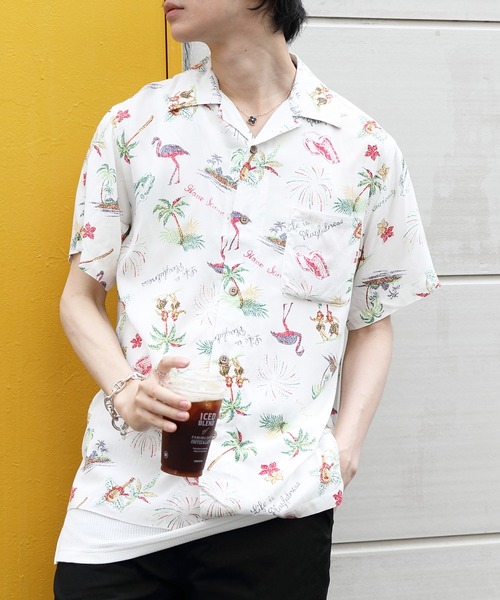 ８(eight)（エイト）の「総柄アロハシャツ（シャツ/ブラウス・メンズ・その他1/その他2/その他3/その他4/その他5/その他6/その他7/その他8/その他9/その他10/その他11/その他12/その他13/その他14/その他15/その他17/その他18/その他19/その他20/その他21/その他22/その他23/その他24/その他25/その他26/その他27/その他28/その他29・MEDIUM/LARGE/X-LARGE）」の15枚目の写真