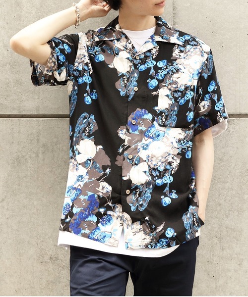 ８(eight)（エイト）の「総柄アロハシャツ（シャツ/ブラウス・メンズ・その他1/その他2/その他3/その他4/その他5/その他6/その他7/その他8/その他9/その他10/その他11/その他12/その他13/その他14/その他15/その他17/その他18/その他19/その他20/その他21/その他22/その他23/その他24/その他25/その他26/その他27/その他28/その他29・MEDIUM/LARGE/X-LARGE）」の19枚目の写真