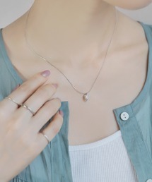 ANEMONE（アネモネ）の「パール×オーバルメタルネックレス（ネックレス）」