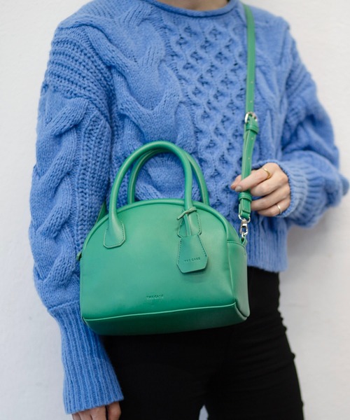 the case（ザケース）の「Mini Boston shoulder bag（ハンドバッグ・レディース・ホワイト/ブラック/ブラウン/グリーン・FREE）」の5枚目の写真