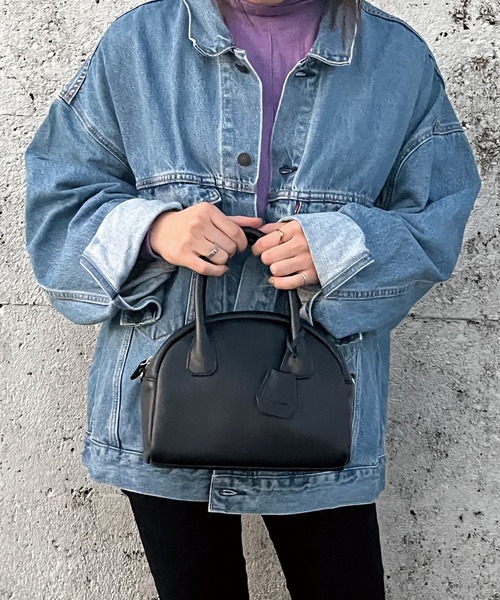 the case（ザケース）の「Mini Boston shoulder bag（ハンドバッグ・レディース・ホワイト/ブラック/ブラウン/グリーン・FREE）」の13枚目の写真