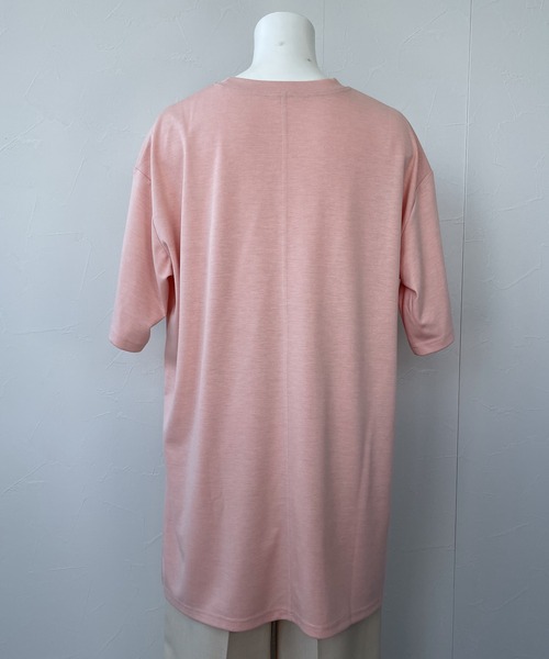 ReNorm（リノーム）の「ラウンドヘムルーズシルエットTシャツ（Tシャツ/カットソー・レディース・ホワイト/ブラック/ピンク/グレイッシュベージュ・フリー）」の19枚目の写真