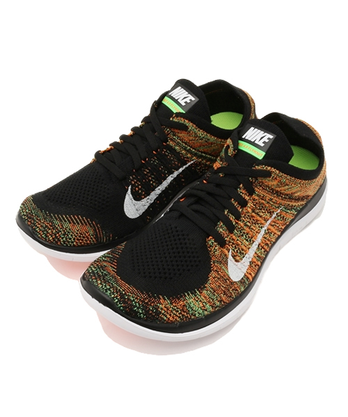 NIKE SPORTSWEAR（ナイキスポーツウェアー）の「メンズ ナイキ フリー フライニット NIKE FREE 4.0 FLYKNIT 631053-006/604（スニーカー・メンズ・ブラック/レッド・28cm/26.5cm/27cm/26cm/29cm/27.5cm/28.5cm）」の2枚目の写真