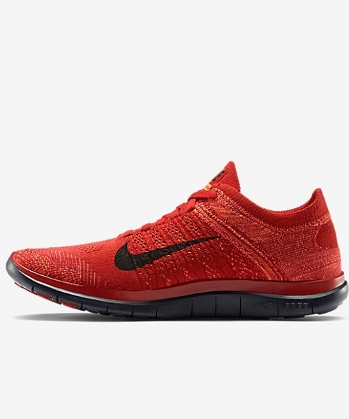 NIKE SPORTSWEAR（ナイキスポーツウェアー）の「メンズ ナイキ フリー フライニット NIKE FREE 4.0 FLYKNIT 631053-006/604（スニーカー・メンズ・ブラック/レッド・28cm/26.5cm/27cm/26cm/29cm/27.5cm/28.5cm）」の12枚目の写真