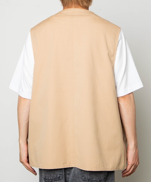 WEGO(ウィゴー)の「WEGO/ハンティングベスト(ベスト・メンズ・ホワイト/ベージュ/ブラック・FREE)」の5枚目の写真