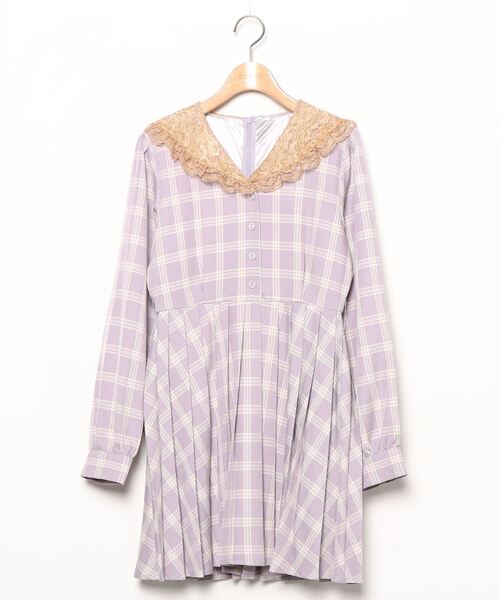 セール ブランド古着 チェック柄シャツワンピース シャツワンピース Jouetie ジュエティ のファッション通販 Zozoused