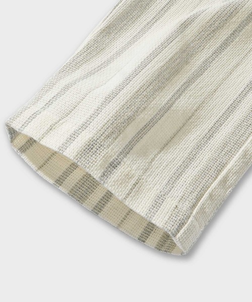 JOKER（ジョーカー）の「【SOMEDIFF】パナマストライプアンクルクロップドパンツ メンズ 春服（その他パンツ・メンズ・ベージュ/ネイビー・M/L/XL）」の14枚目の写真