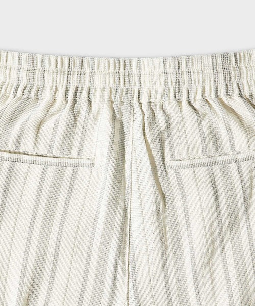 JOKER（ジョーカー）の「【SOMEDIFF】パナマストライプアンクルクロップドパンツ メンズ 春服（その他パンツ・メンズ・ベージュ/ネイビー・M/L/XL）」の13枚目の写真