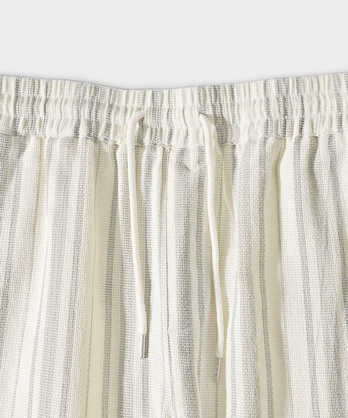 JOKER（ジョーカー）の「【SOMEDIFF】パナマストライプアンクルクロップドパンツ メンズ 春服（その他パンツ・メンズ・ベージュ/ネイビー・M/L/XL）」の12枚目の写真