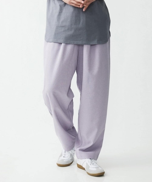 a.v.v（アーヴェヴェ）の「ワンサイズフィットイージーパンツ（その他パンツ・メンズ・ライトブルー/ライトパープル/ブラック/モカ・53）」の14枚目の写真