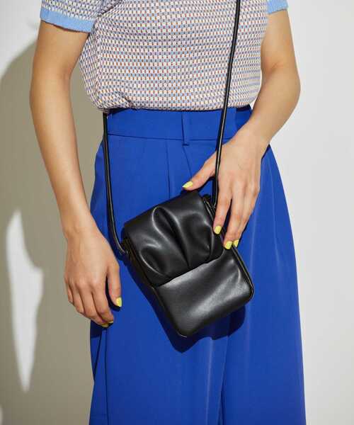 L.H.P（エルエイチピー）の「courage/クラージュ/ミニショルダーバッグ（ショルダーバッグ・レディース・ブラック/グレー/イエロー/ミント・F）」の5枚目の写真