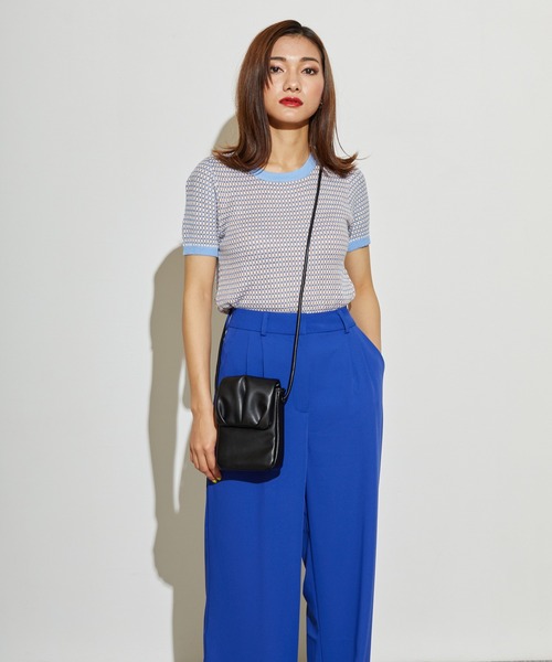 L.H.P（エルエイチピー）の「courage/クラージュ/ミニショルダーバッグ（ショルダーバッグ・レディース・ブラック/グレー/イエロー/ミント・F）」の6枚目の写真