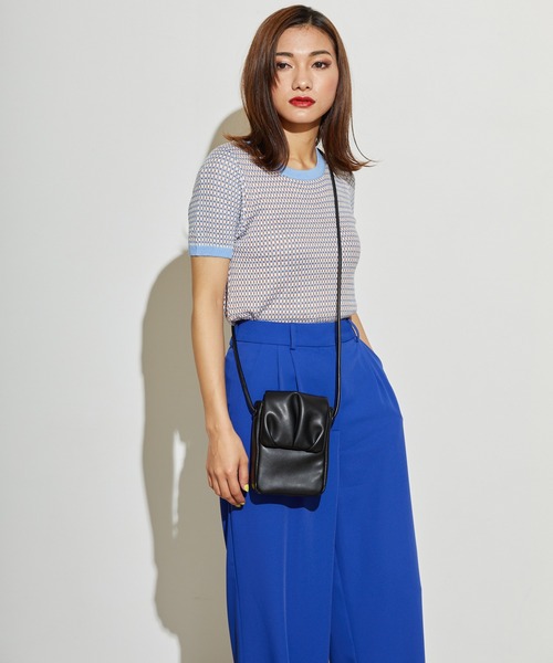 L.H.P（エルエイチピー）の「courage/クラージュ/ミニショルダーバッグ（ショルダーバッグ・レディース・ブラック/グレー/イエロー/ミント・F）」の7枚目の写真