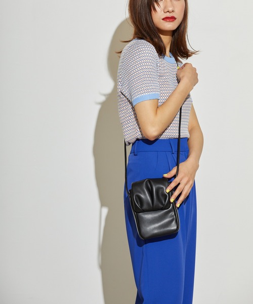 L.H.P（エルエイチピー）の「courage/クラージュ/ミニショルダーバッグ（ショルダーバッグ・レディース・ブラック/グレー/イエロー/ミント・F）」の10枚目の写真