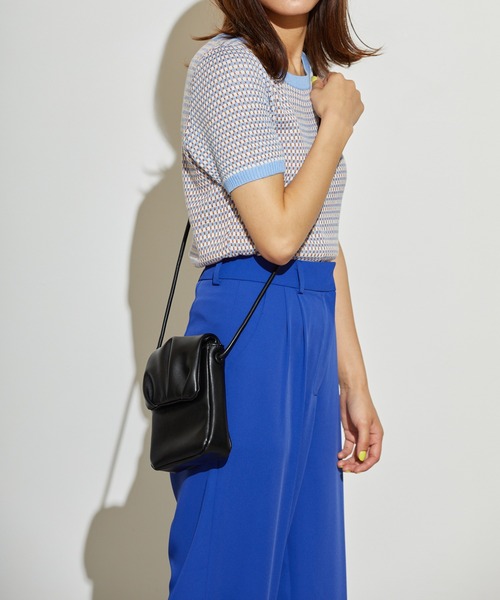 L.H.P（エルエイチピー）の「courage/クラージュ/ミニショルダーバッグ（ショルダーバッグ・レディース・ブラック/グレー/イエロー/ミント・F）」の12枚目の写真