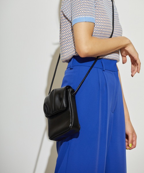 L.H.P（エルエイチピー）の「courage/クラージュ/ミニショルダーバッグ（ショルダーバッグ・レディース・ブラック/グレー/イエロー/ミント・F）」の14枚目の写真