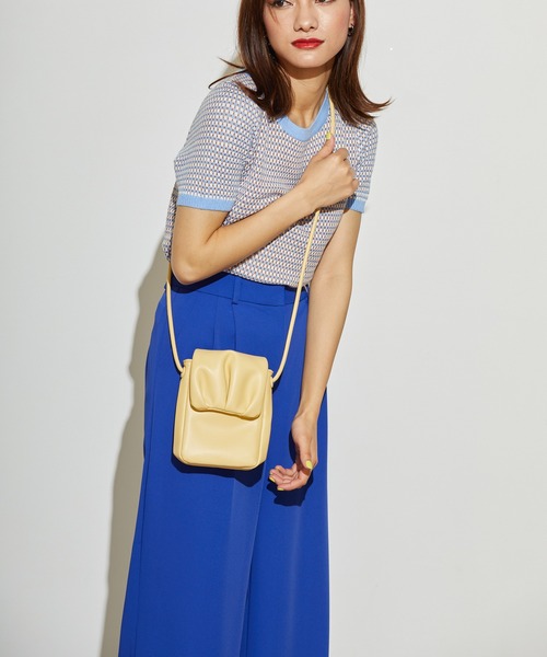 L.H.P（エルエイチピー）の「courage/クラージュ/ミニショルダーバッグ（ショルダーバッグ・レディース・ブラック/グレー/イエロー/ミント・F）」の17枚目の写真