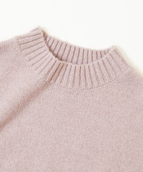 devirock（デビロック）の「洗える もちもちニット モックネックセーター（ニット/セーター・キッズ・パープル系その他/グレー系その他/杢グレー/ブルー系その他・160cm/140cm/130cm/150cm/100cm/120cm/110cm）」の9枚目の写真