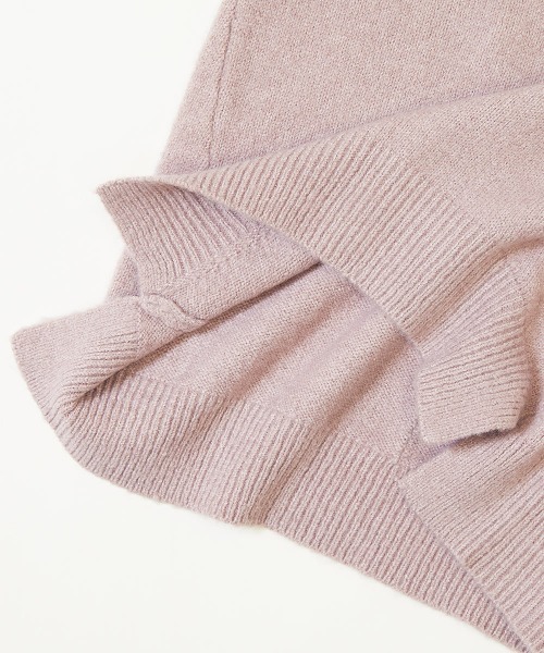 devirock（デビロック）の「洗える もちもちニット モックネックセーター（ニット/セーター・キッズ・パープル系その他/グレー系その他/杢グレー/ブルー系その他・160cm/140cm/130cm/150cm/100cm/120cm/110cm）」の10枚目の写真