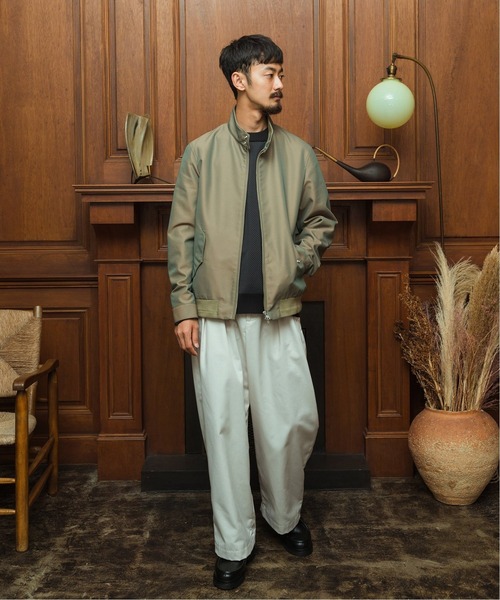 EDIFICE(エディフィス)の「【LA BOUCLE / ラブークル】2タック HUGEASY T/C ツイル イージーパンツ(その他パンツ・メンズ・ナチュラル/ブラウン/グリーン/ネイビー/イエロー・2/1)」の11枚目の写真