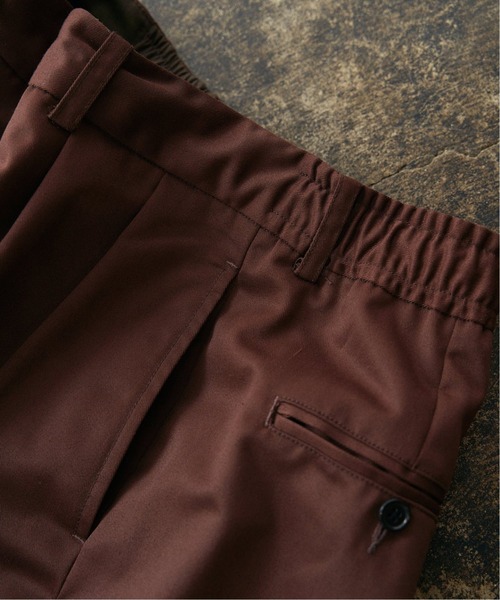 EDIFICE(エディフィス)の「【LA BOUCLE / ラブークル】2タック HUGEASY T/C ツイル イージーパンツ(その他パンツ・メンズ・ナチュラル/ブラウン/グリーン/ネイビー/イエロー・2/1)」の12枚目の写真