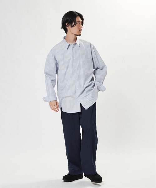 EDIFICE(エディフィス)の「【LA BOUCLE / ラブークル】2タック HUGEASY T/C ツイル イージーパンツ(その他パンツ・メンズ・ナチュラル/ブラウン/グリーン/ネイビー/イエロー・2/1)」の17枚目の写真