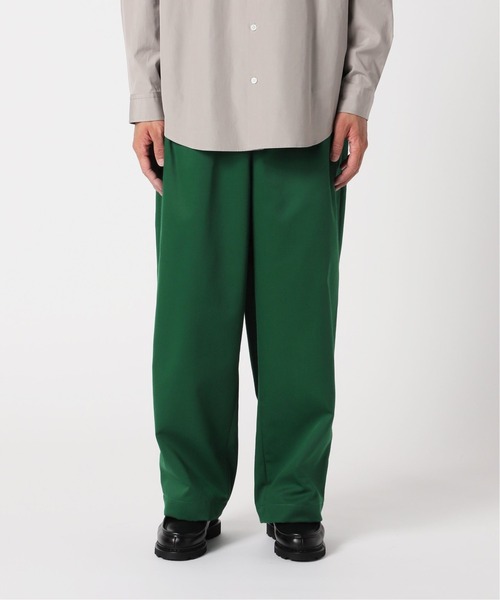 EDIFICE(エディフィス)の「【LA BOUCLE / ラブークル】2タック HUGEASY T/C ツイル イージーパンツ(その他パンツ・メンズ・ナチュラル/ブラウン/グリーン/ネイビー/イエロー・2/1)」の8枚目の写真