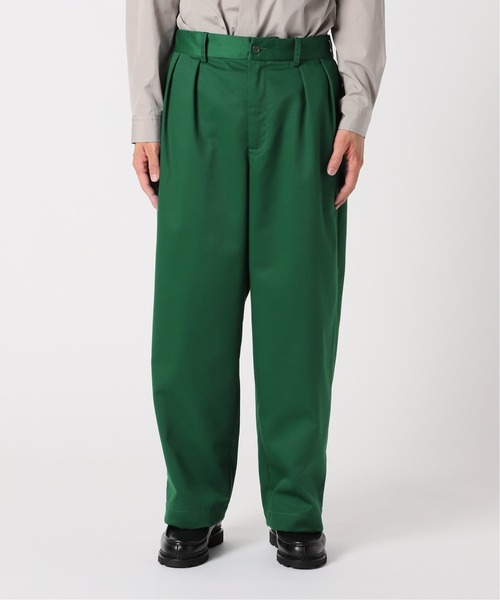 EDIFICE(エディフィス)の「【LA BOUCLE / ラブークル】2タック HUGEASY T/C ツイル イージーパンツ(その他パンツ・メンズ・ナチュラル/ブラウン/グリーン/ネイビー/イエロー・2/1)」の13枚目の写真