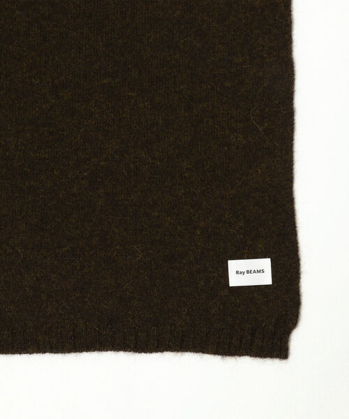 Ray BEAMS(レイビームス)の「Ray BEAMS / アルパカ ニット ストール(ストール/ショール・レディース・ブラウン/オフホワイト・ONE SIZE)」の16枚目の写真