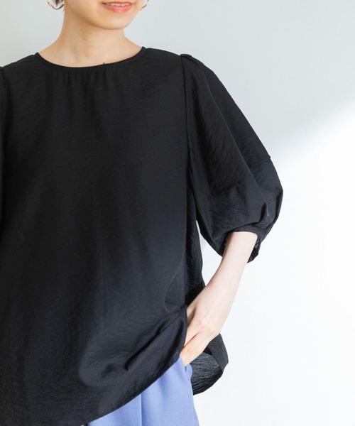 ランタンスリーブブラウス