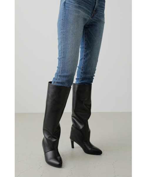 crie conforto(クリーコンフォルト)の「ストレートロングブーツ(ブーツ・レディース・ブラック/キャメル・SMALL/MEDIUM/LARGE/LL)」の4枚目の写真