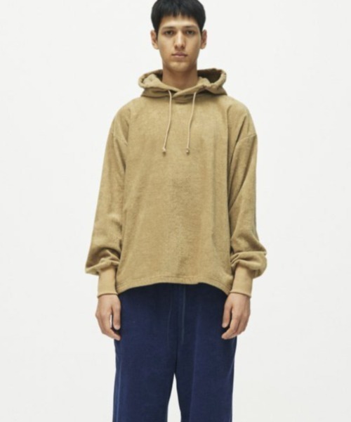 THING FABRICS（シングファブリックス）の「/THING FABRICS/TF-Hoodie（パーカー・メンズ・ブラック/バーガンディー/カーキブラウン/グレー・1）」の4枚目の写真