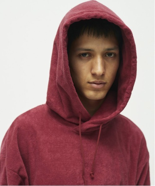 THING FABRICS（シングファブリックス）の「/THING FABRICS/TF-Hoodie（パーカー・メンズ・ブラック/バーガンディー/カーキブラウン/グレー・1）」の8枚目の写真